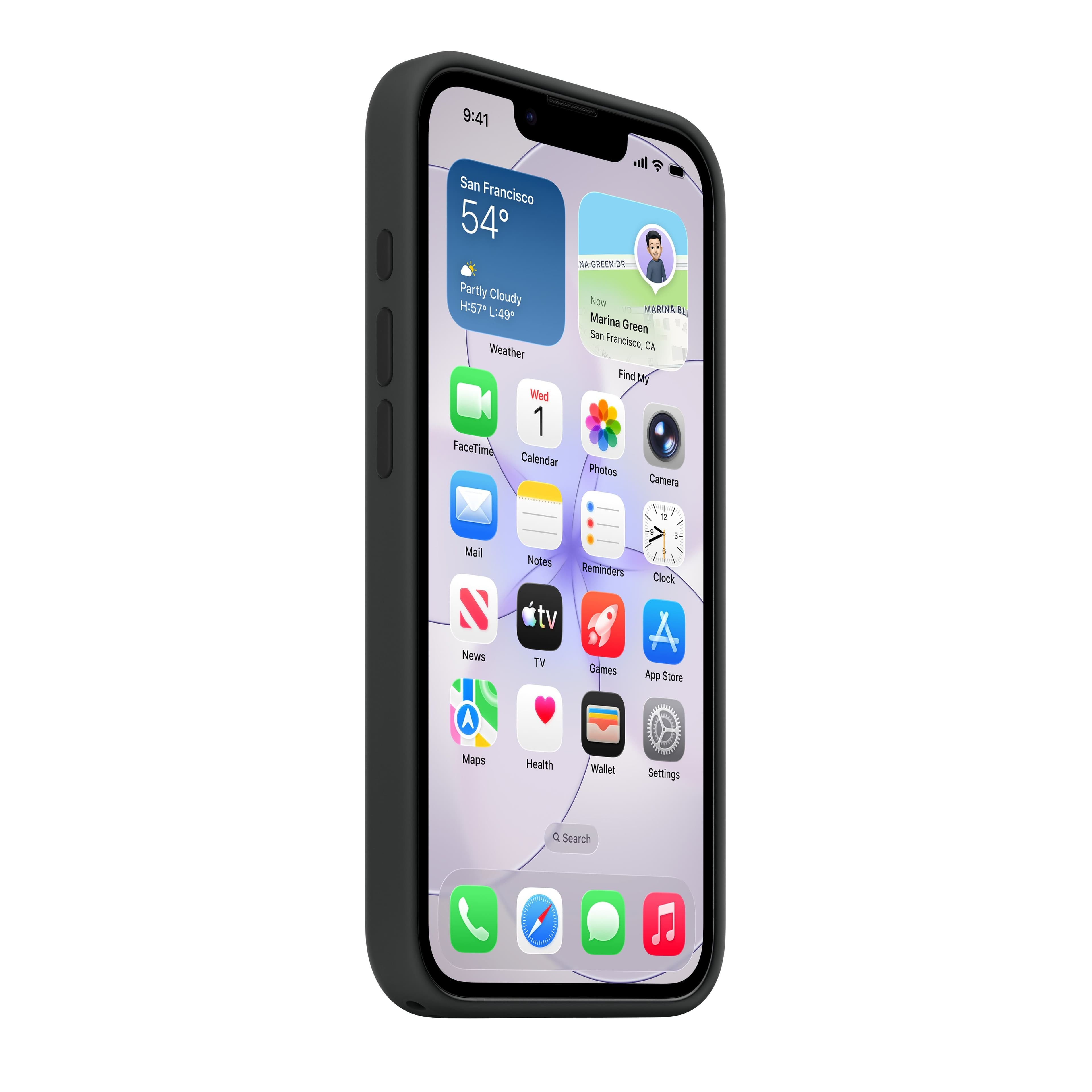 Silikonový kryt s MagSafe na iPhone 17e – černý - náhled 4