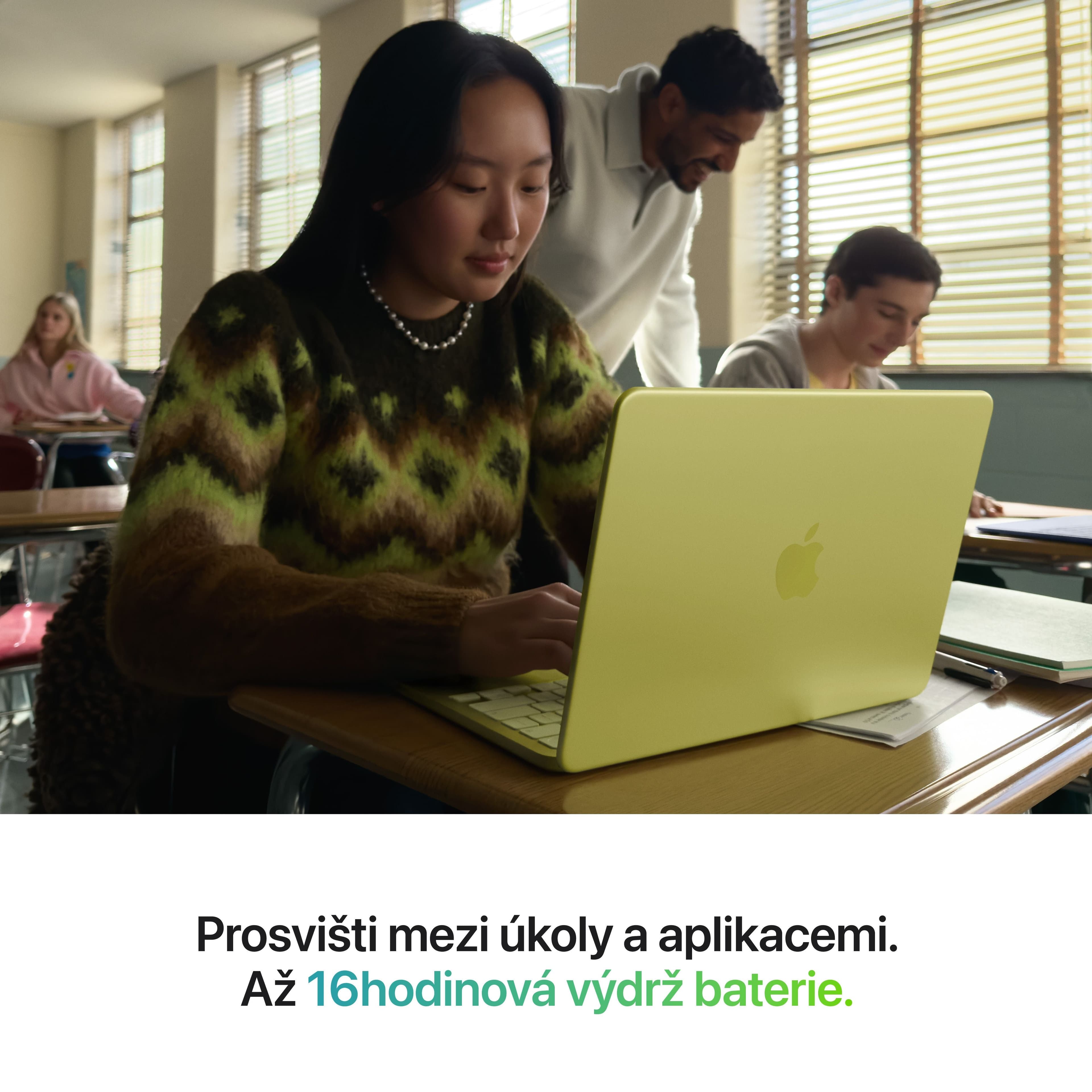 MacBook Neo 13", Apple A18 Pro čip, 6jádrové CPU, 5jádrové GPU, 8 GB, 512GB SSD, Touch ID – citrusově žlutý - náhled 4