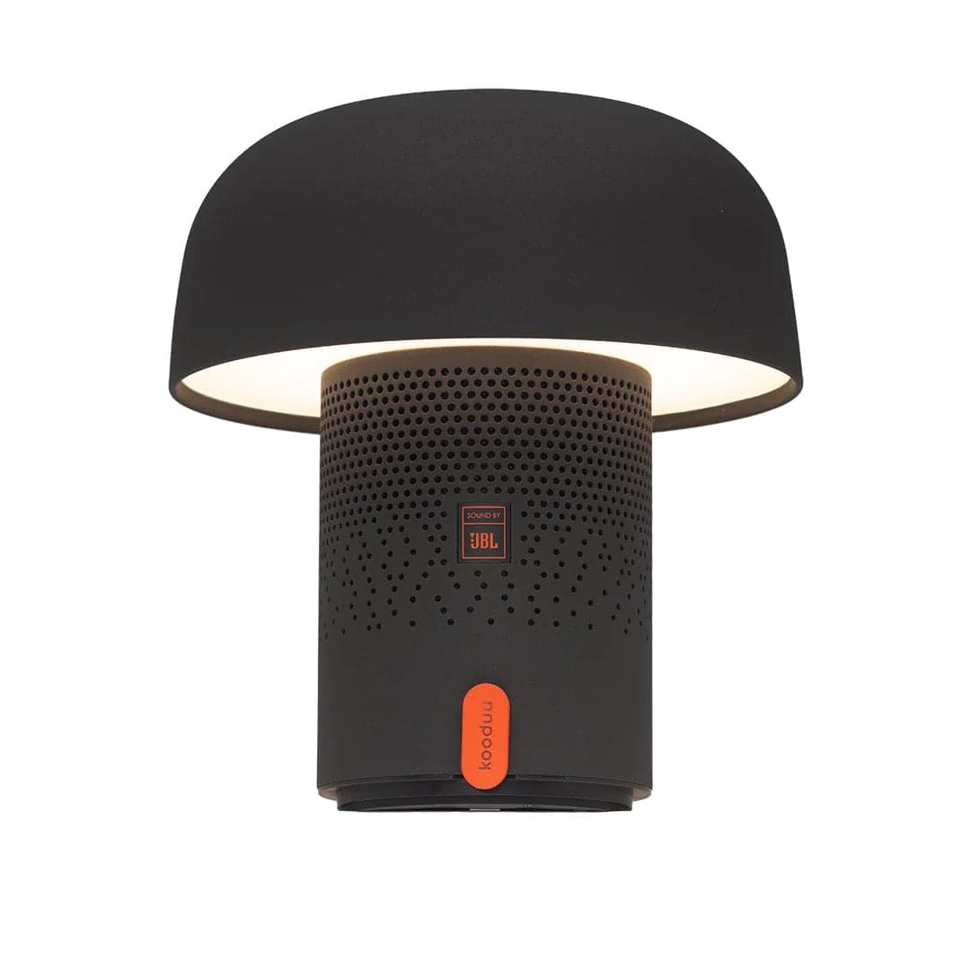 Designová lampa s reproduktorem Kooduu Sensa Play - černá