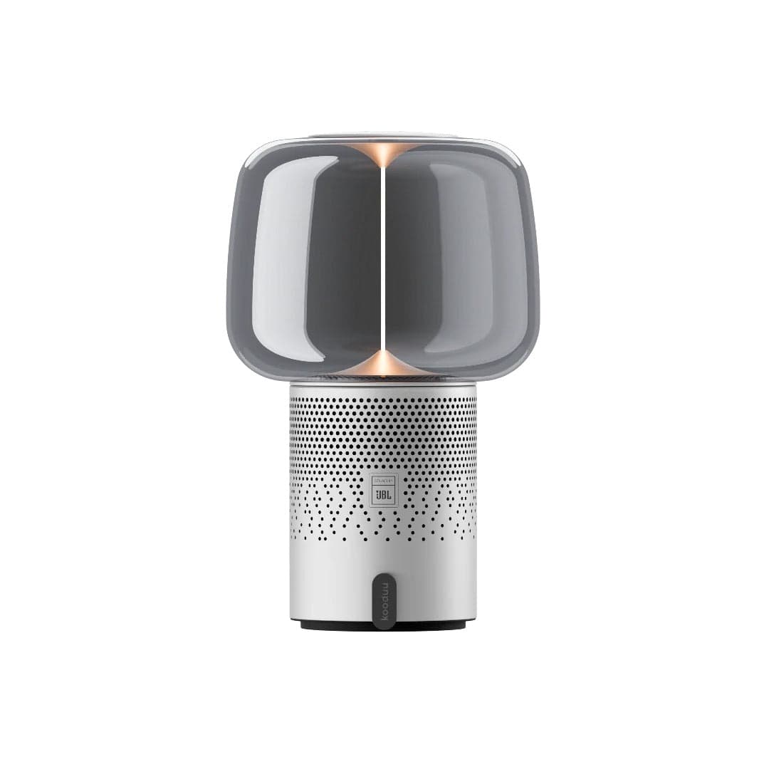 Designová lampa s reproduktorem Kooduu Serena Play - stříbrná - náhled 3