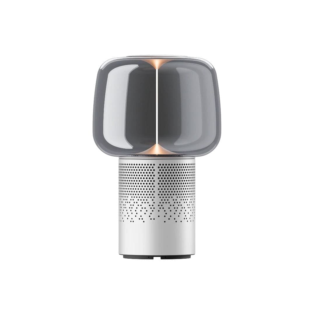 Designová lampa s reproduktorem Kooduu Serena Play - stříbrná - náhled 2