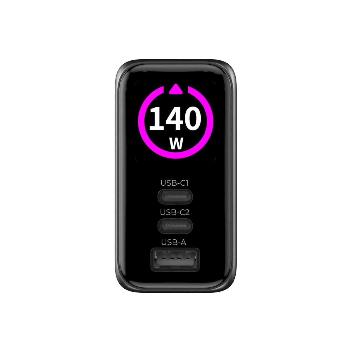 140W vysokovýkonná nabíječka Mobile Origin GaN Display Charger - náhled 2