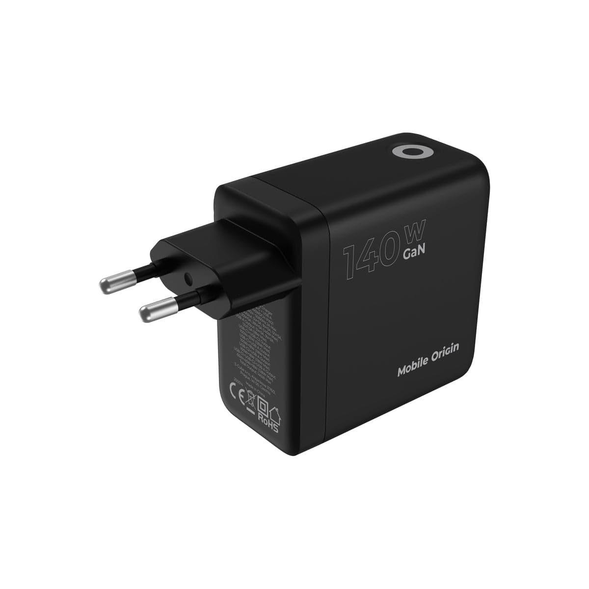 140W vysokovýkonná nabíječka Mobile Origin GaN Display Charger - náhled 4