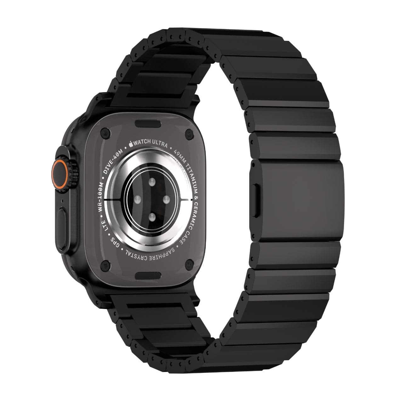 Titanový řemínek pro Apple Watch Ultra 44/45/46/49 mm Mobile Origin Titanium Band Modena - černý - náhled 3