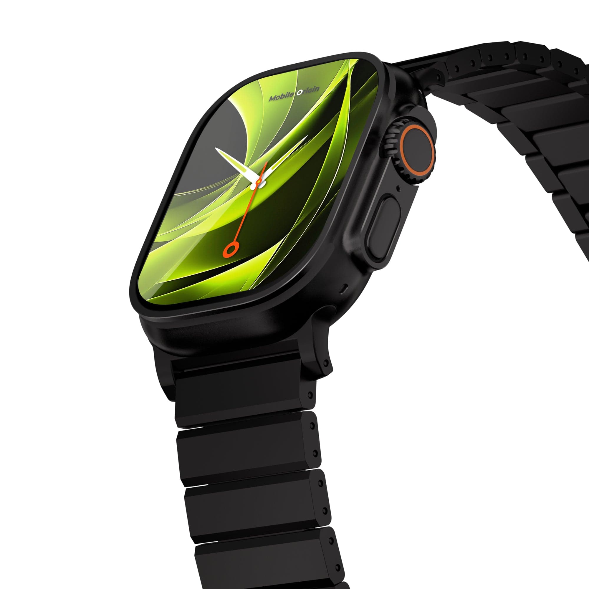 Titanový řemínek pro Apple Watch Ultra 44/45/46/49 mm Mobile Origin Titanium Band Modena - černý - náhled 5
