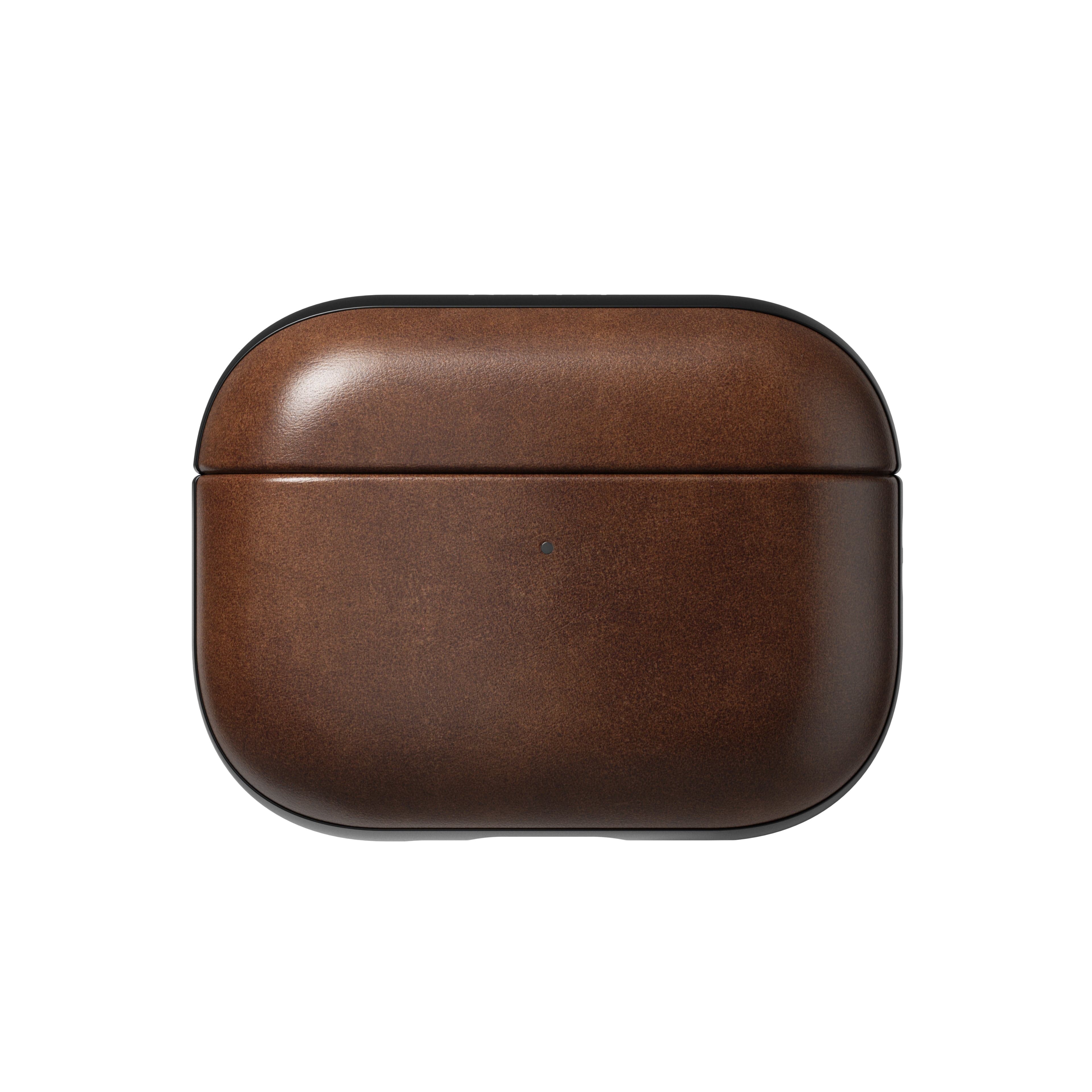 Pouzdro pro AirPods Pro 3 Nomad Modern Leather Case - hnědé - náhled 2