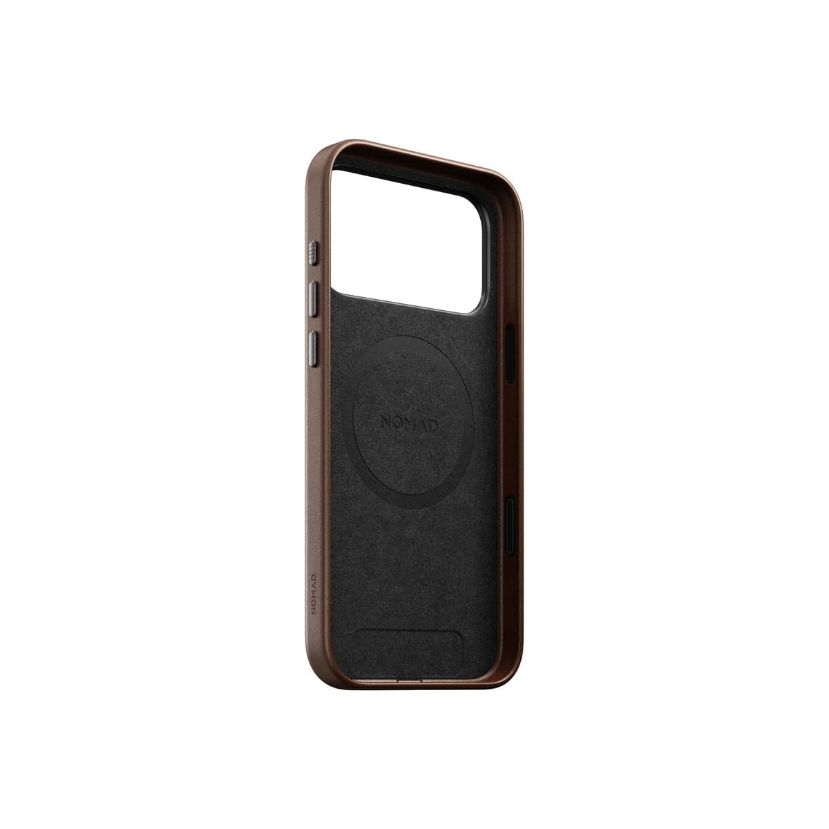 Kryt pro iPhone 17 Pro Max Nomad Traditional Leather Case - hnědý - náhled 3