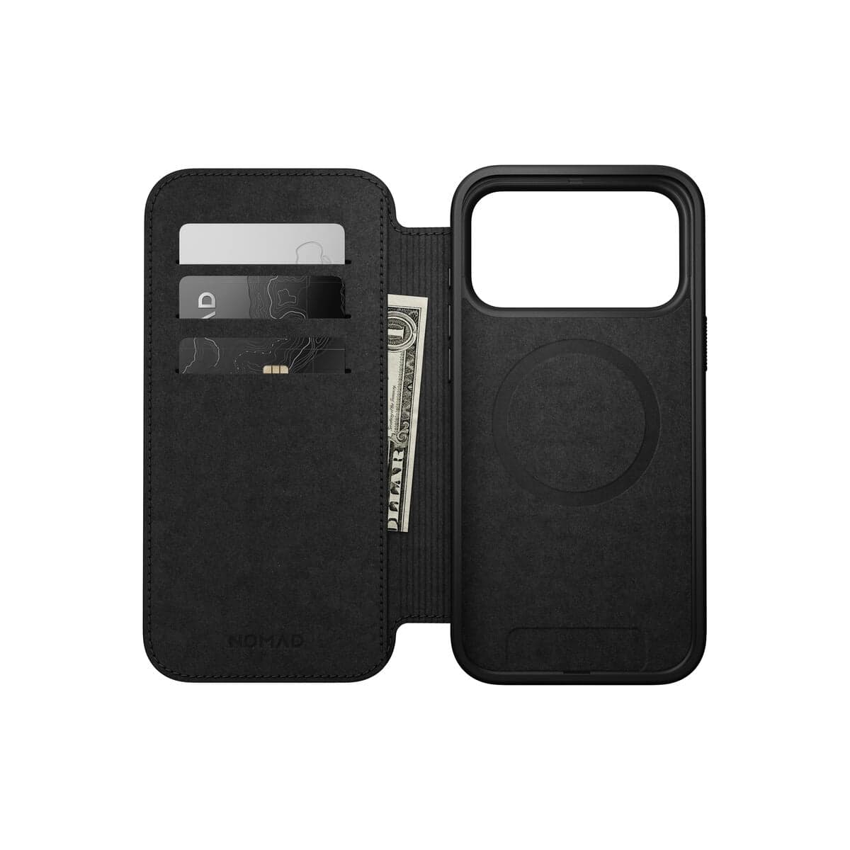 Kryt pro iPhone 17 Pro Max Nomad Modern Leather Folio - hnědý - náhled 2