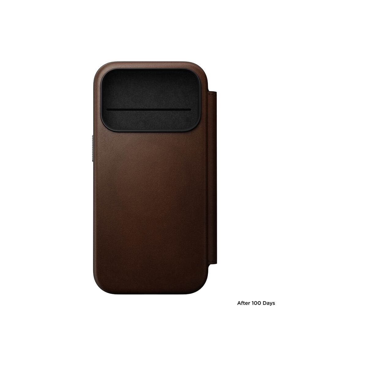 Kryt pro iPhone 17 Pro Nomad Modern Leather Folio - hnědý - náhled 5