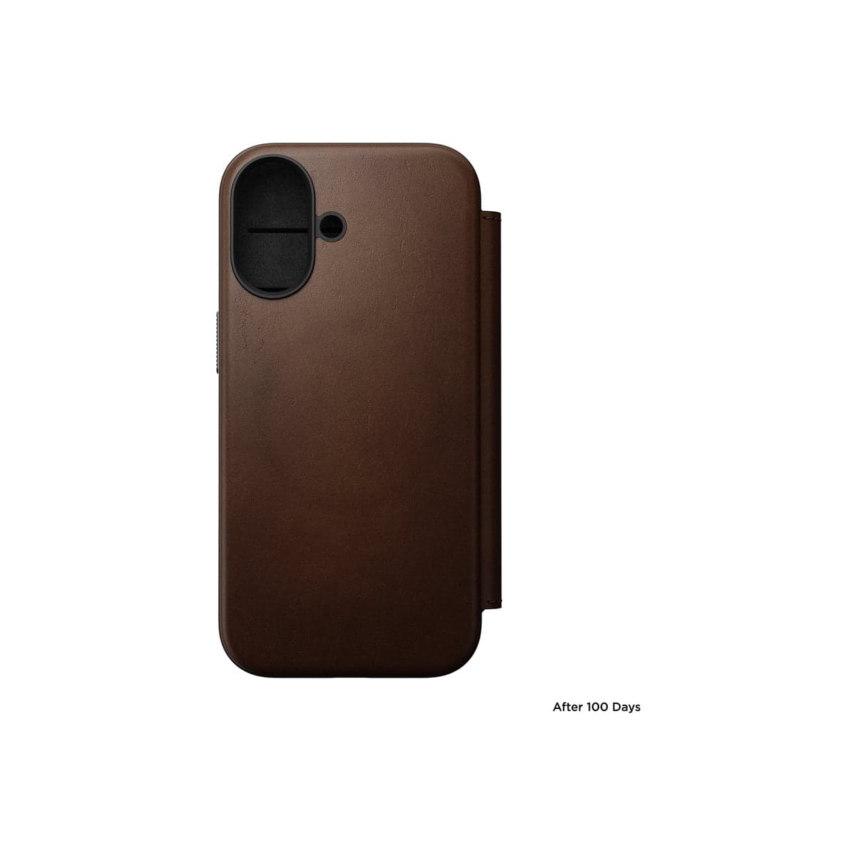 Kryt pro iPhone 17 Nomad Modern Leather Folio - hnědý - náhled 5