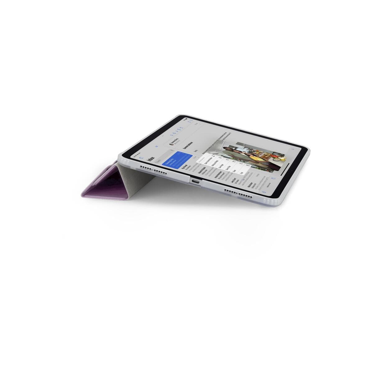 Obal pro iPad Air 13" (24/25/26) Pipetto Origami No1 Original Case - fialový - náhled 5