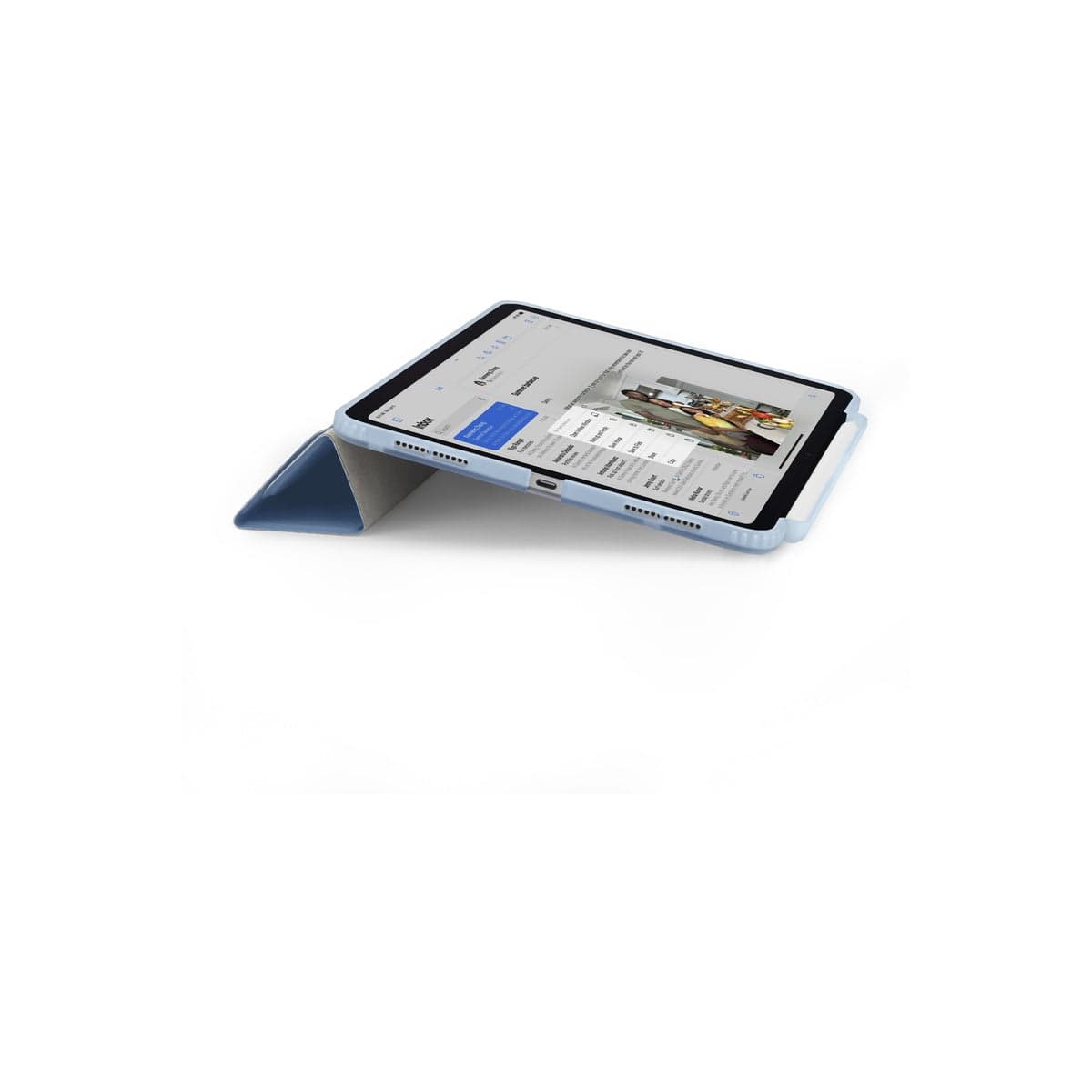 Kryt pro iPad Air 11" Pipetto Origami No3 Pencil Case - světle modrý - náhled 3