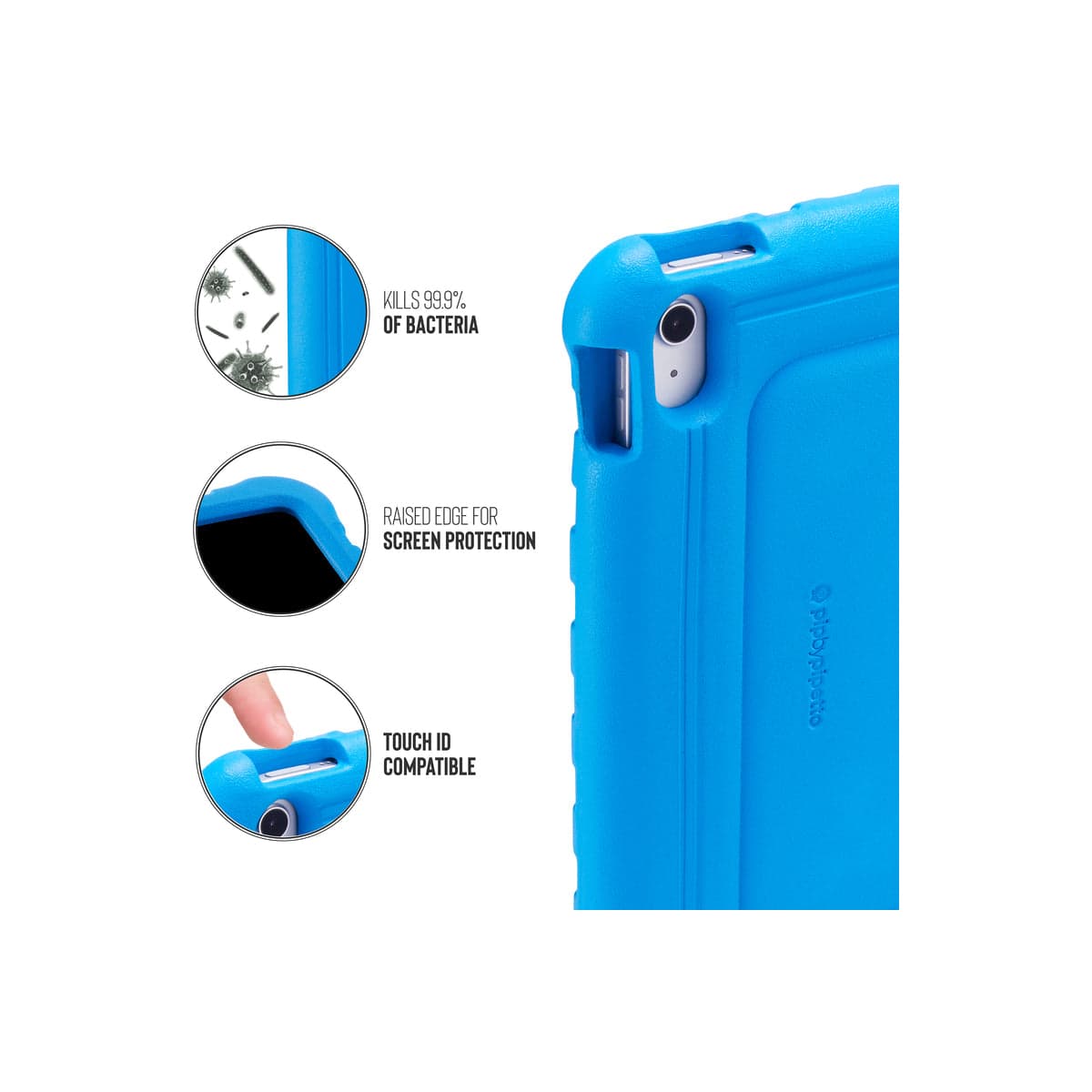 Pouzdro pro iPad (A16/22) Pipetto Activity Case - modré - náhled 3