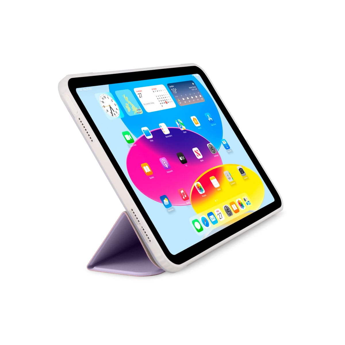 Pouzdro pro iPad (A16/22) Pipetto Origami No7 Tri-Folio Case - fialové - náhled 4