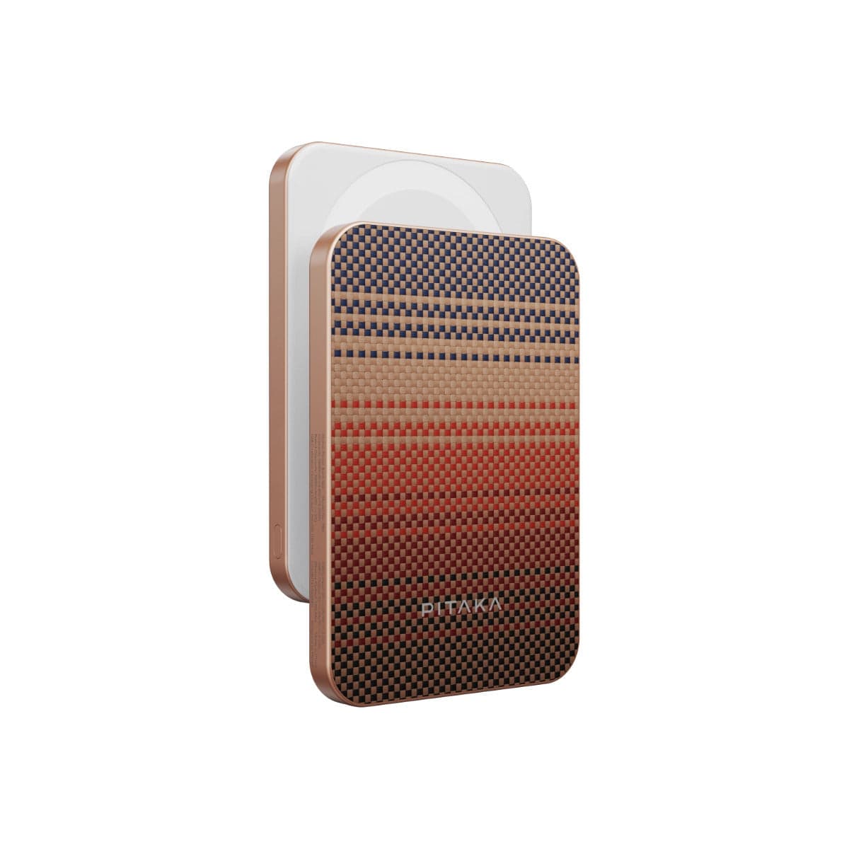 Bezdrátová powerbanka Pitaka Power Bank Qi2 - bronzová - náhled 2