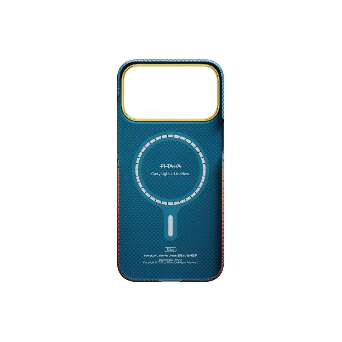 Kryt pro iPhone 17 Pro Max Pitaka Edge Case California Dream Sunset - náhled 4