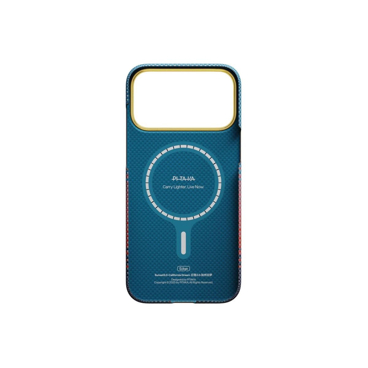 Kryt pro iPhone 17 Pro Max Pitaka Edge Case California Dream Sunset - náhled 3