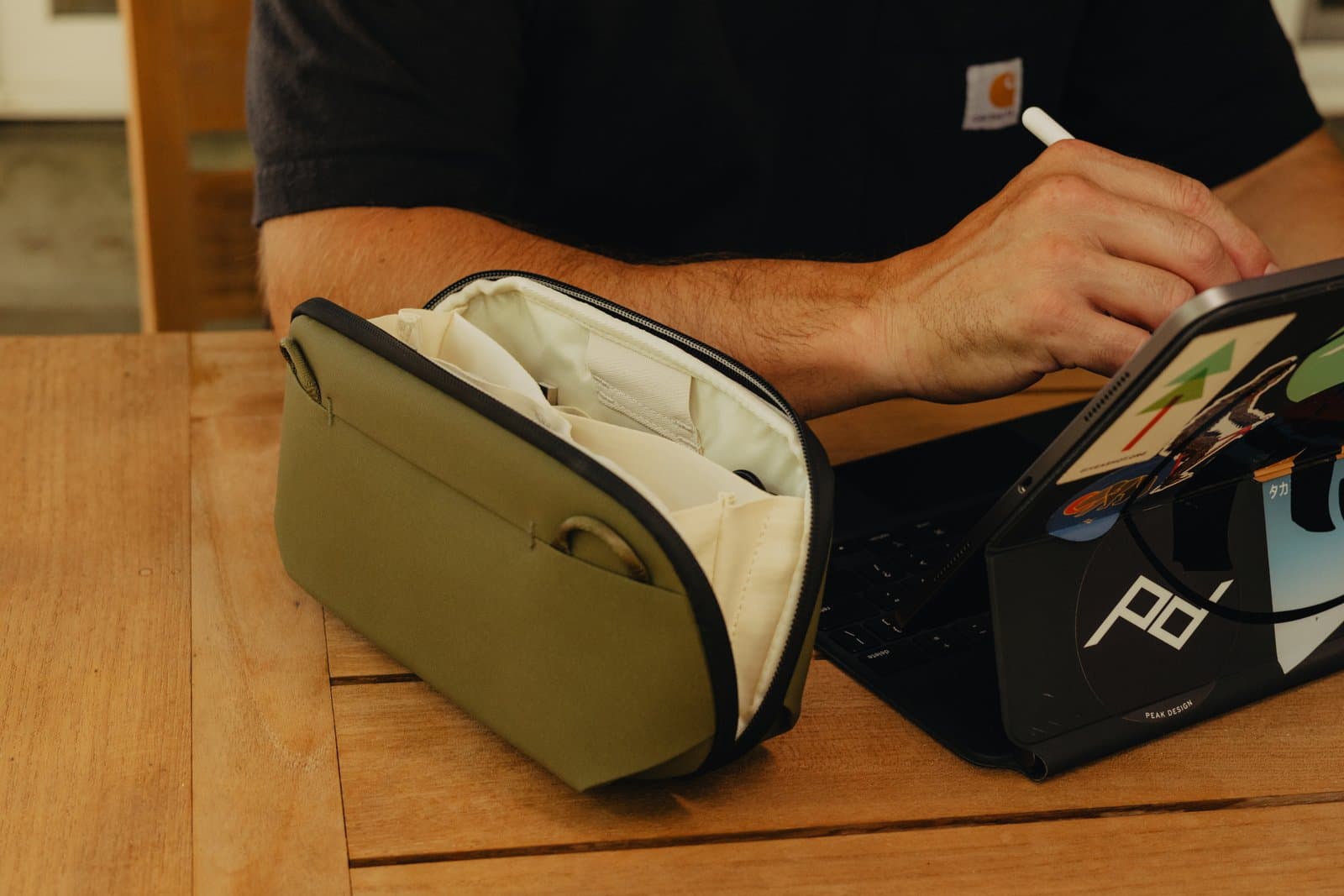 Organizér Peak Design Tech Pouch Small - pískově hnědý - náhled 5