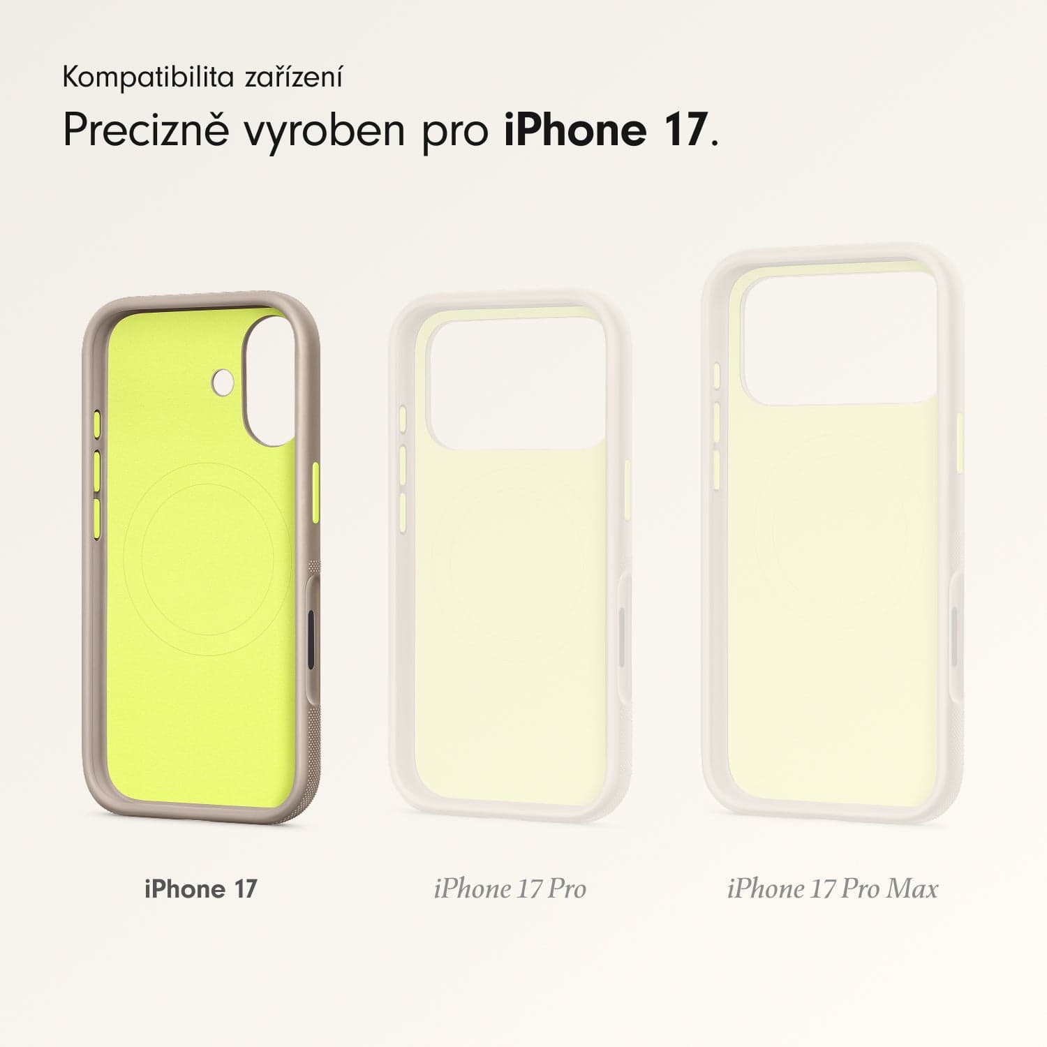 Odolný kryt pro iPhone 17 s Beats MagSafe a ovladačem fotoaparátu - alpsky šedý - náhled 3