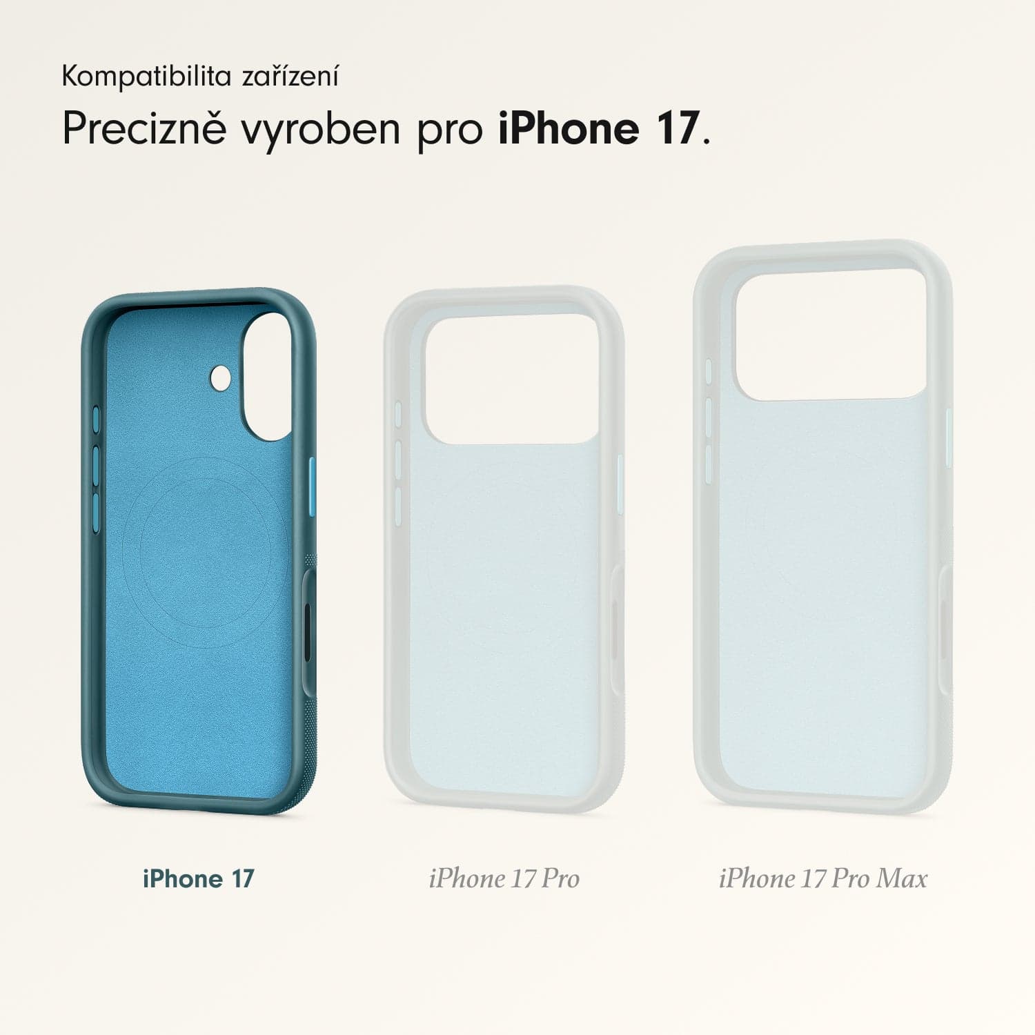 Odolný kryt pro iPhone 17 Beats s MagSafe a ovladačem fotoaparátu - rocky modrý - náhled 3