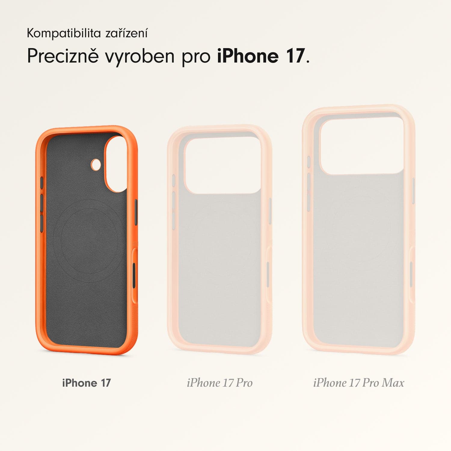 Odolný kryt pro iPhone 17 Beats s MagSafe a ovladačem fotoaparátu - sierra oranžový - náhled 3