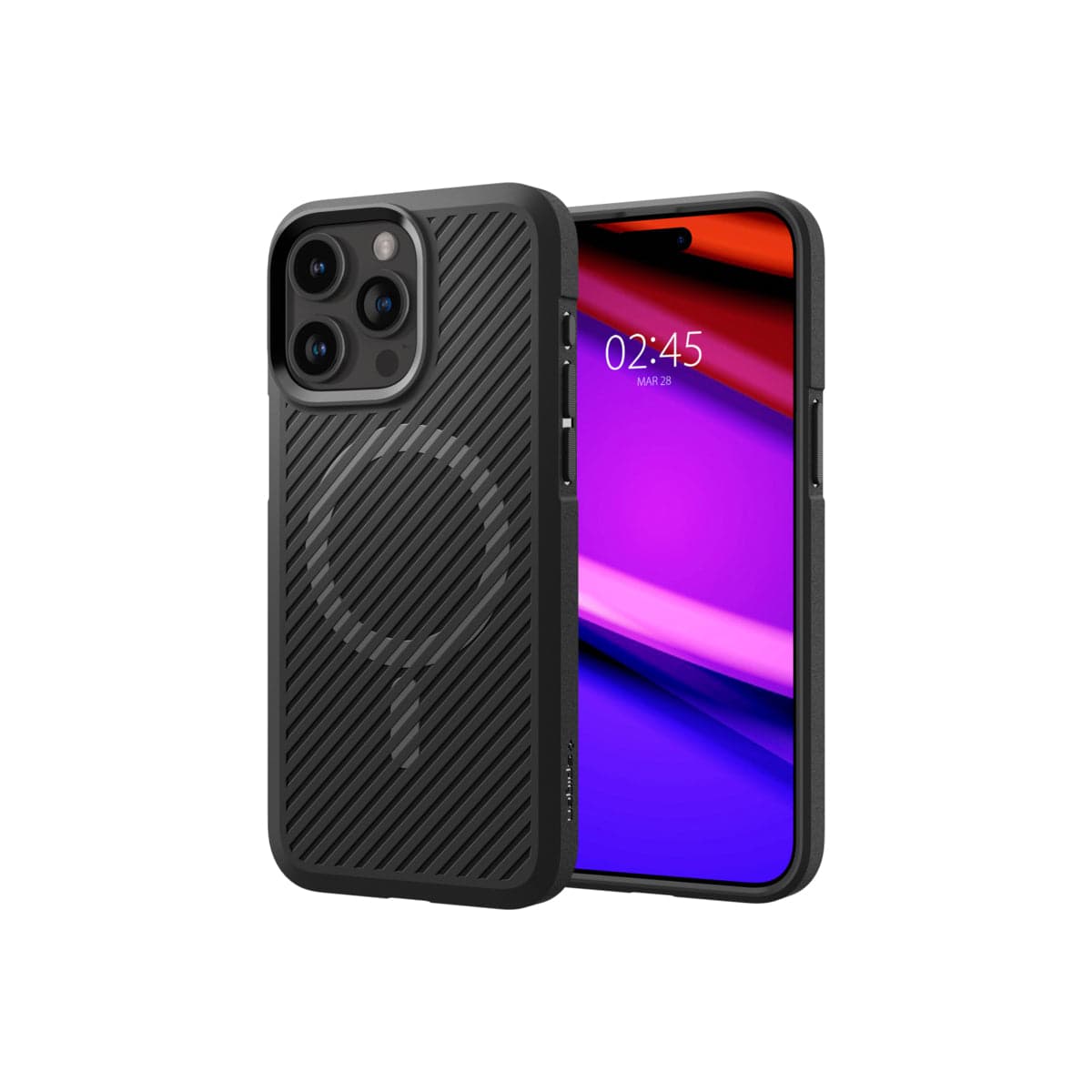 Kryt pro iPhone 15 Pro Spigen Core Armor MagSafe - černý - náhled 3