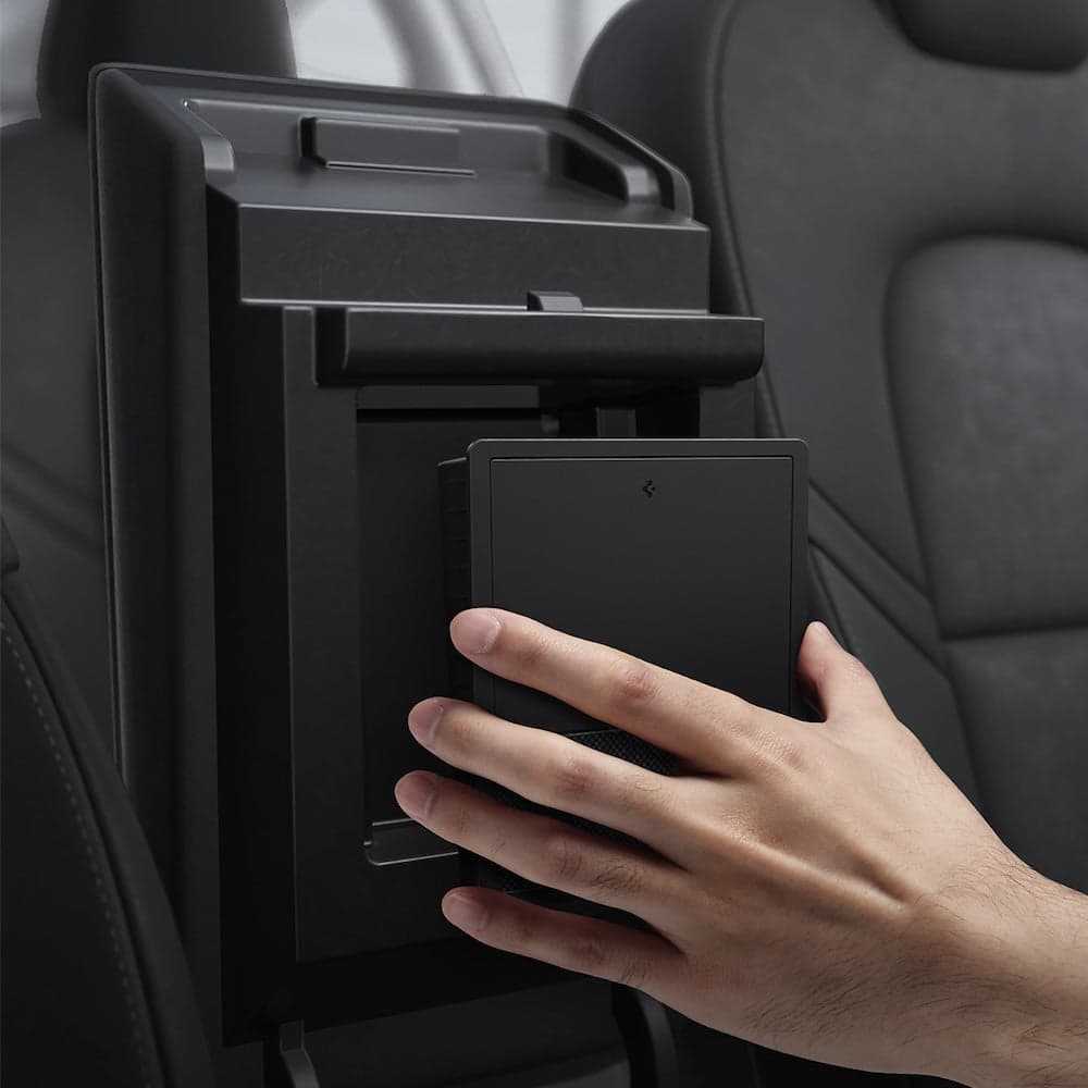 Skrytý úložný box Spigen Tesla Center Console Organizer Hidden Storage Box - černý - náhled 4