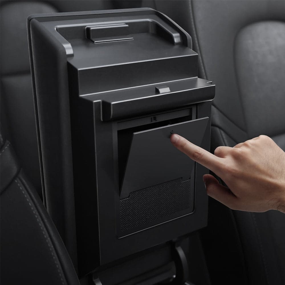 Skrytý úložný box Spigen Tesla Center Console Organizer Hidden Storage Box - černý - náhled 5