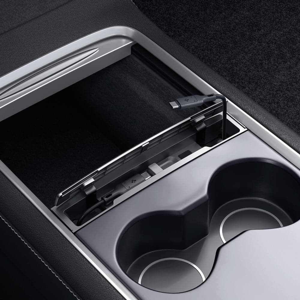 Stanice na organizaci kabelů Spigen Tesla Cable Organizer Station - černá - náhled 3