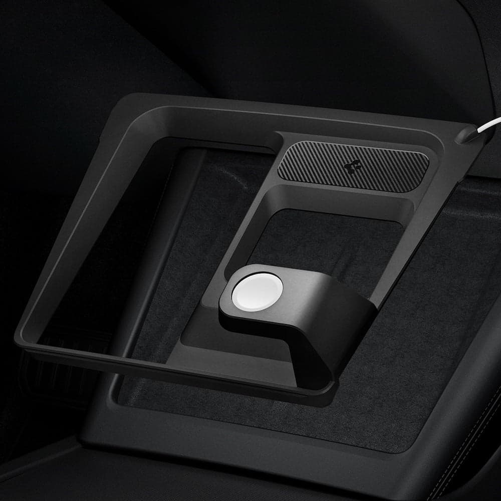 Nabíjecí stanice Spigen Tesla 3 in 1 Wireless Charging Hub Mount - černá - náhled 3