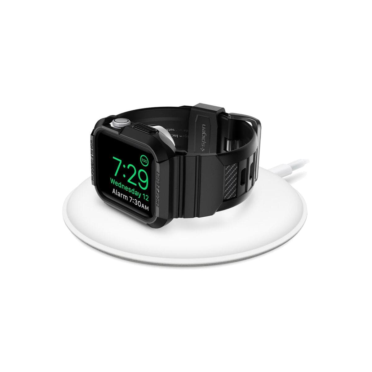Řemínek pro Apple Watch 30/40/41 mm Spigen Rugged Armor Pro - černá - náhled 5