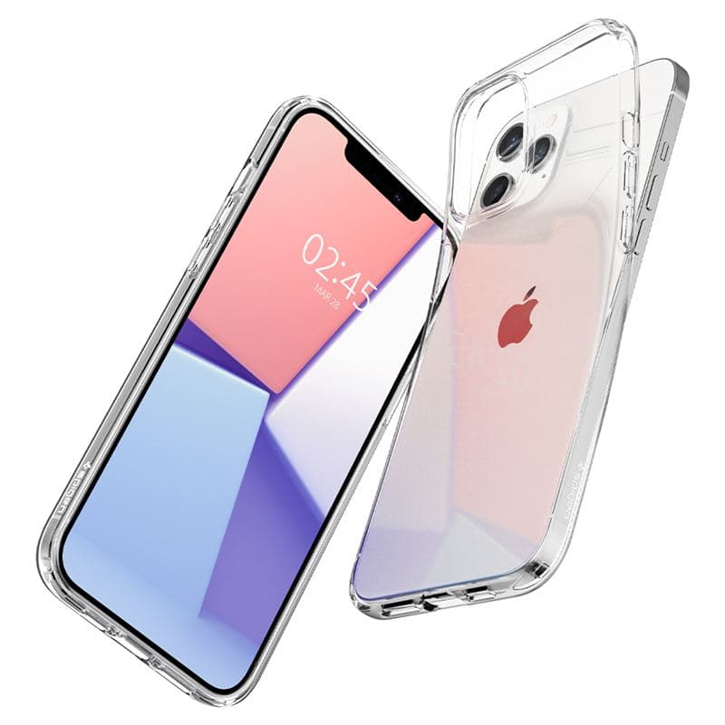 Kryt na iPhone 12 / 12 Pro Spigen Crystal Flex - průhledný - náhled 3