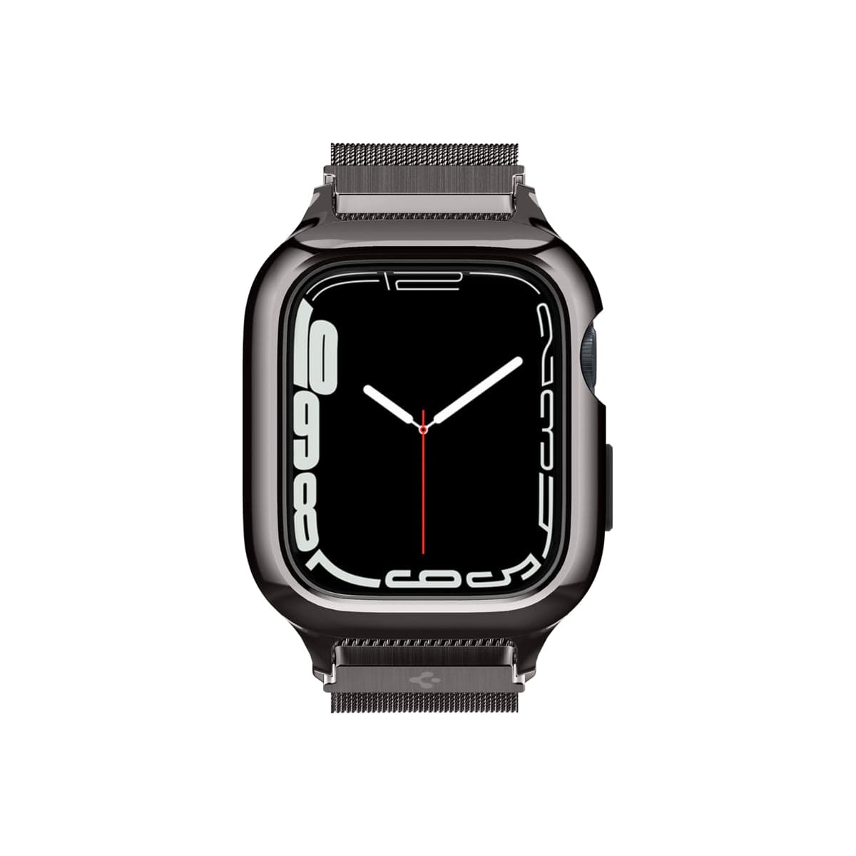 Řemínek pro Apple Watch 42/44/45/49 mm Spigen Metal Fit Pro - šedý - náhled 2