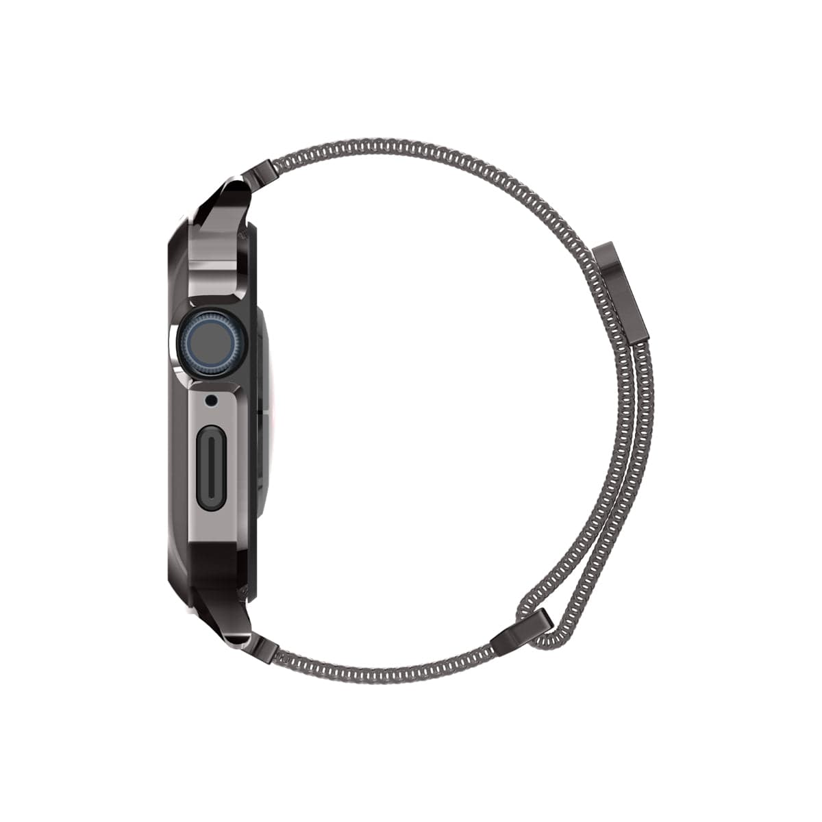 Řemínek pro Apple Watch 42/44/45/49 mm Spigen Metal Fit Pro - šedý - náhled 4