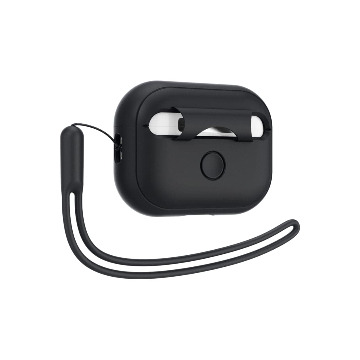 Obal pro AirPods Pro 2 gen. Spigen Silicone Fit - černý - náhled 2