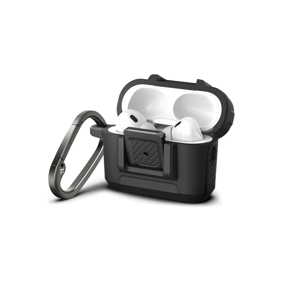 Obal pro AirPods Pro 2. gen Spigen Lock Fit - černý