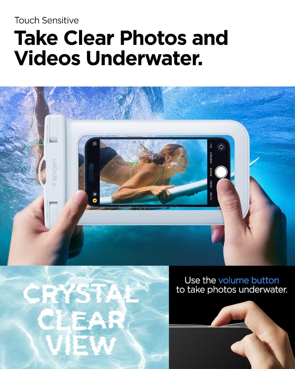Vodotěsné pouzdro Spigen Aqua Shield A601 - bílé - náhled 4