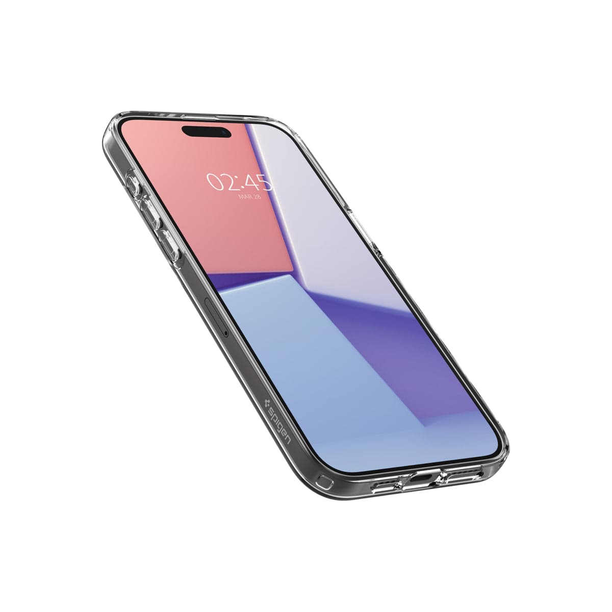 Kryt pro iPhone 15 Pro Max Spigen Crystal Flex - černý - náhled 4