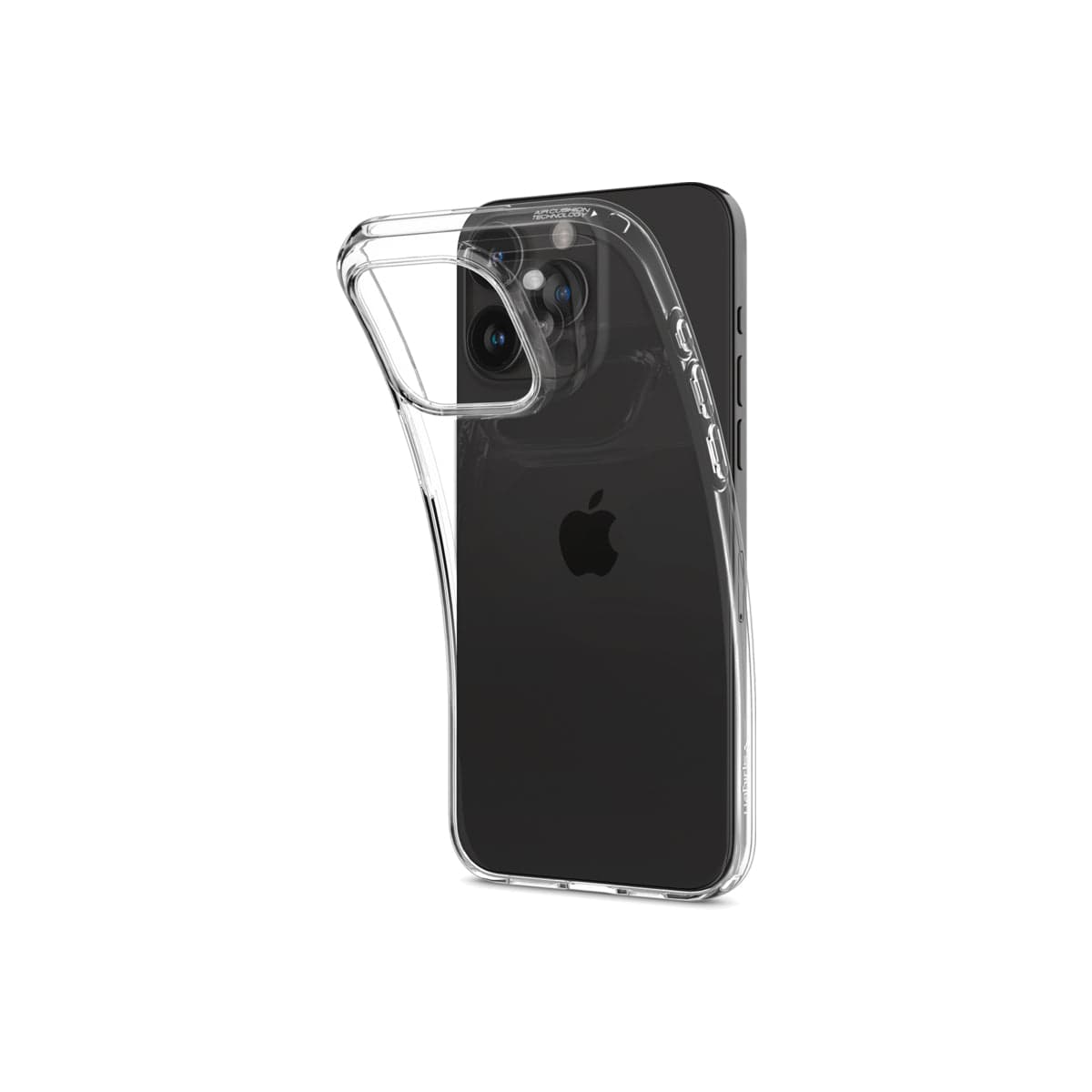 Kryt pro iPhone 15 Pro Spigen Crystal Flex - černý - náhled 5