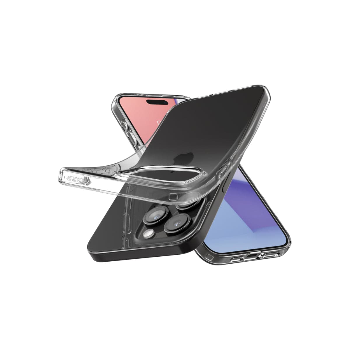 Kryt pro iPhone 15 Pro Spigen Crystal Flex - průhledný - náhled 4