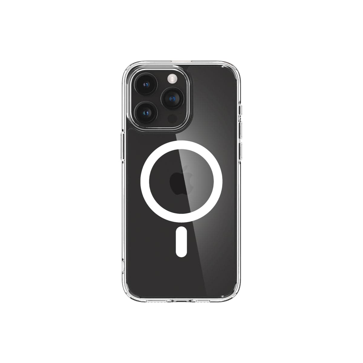 Kryt pro iPhone 15 Pro Spigen Crystal Hybrid MagSafe - bílý