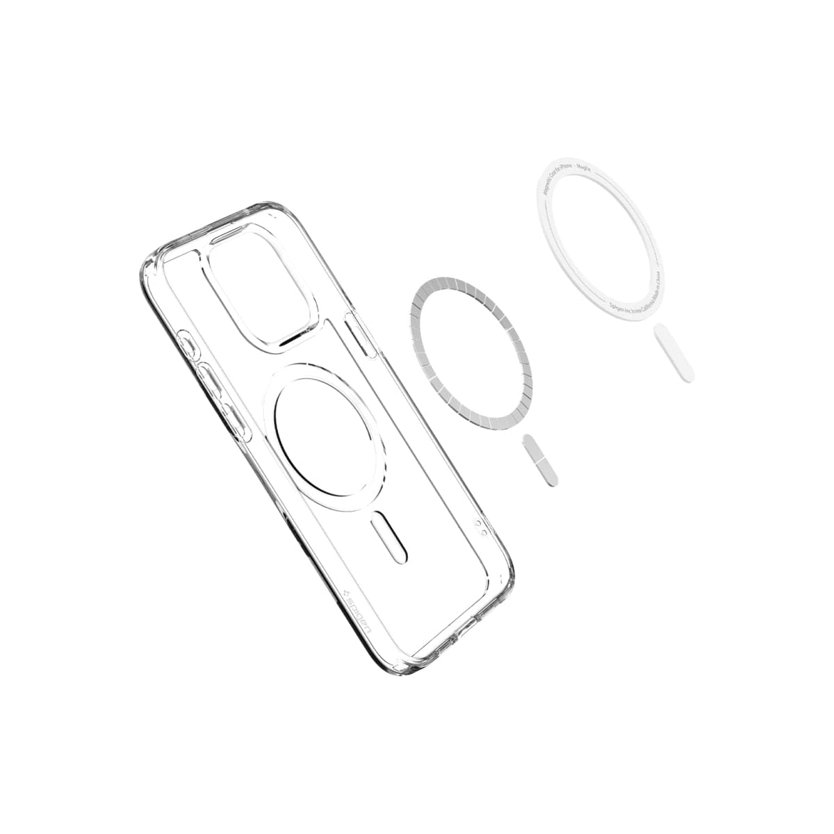 Kryt pro iPhone 15 Pro Spigen Crystal Hybrid MagSafe - bílý - náhled 2