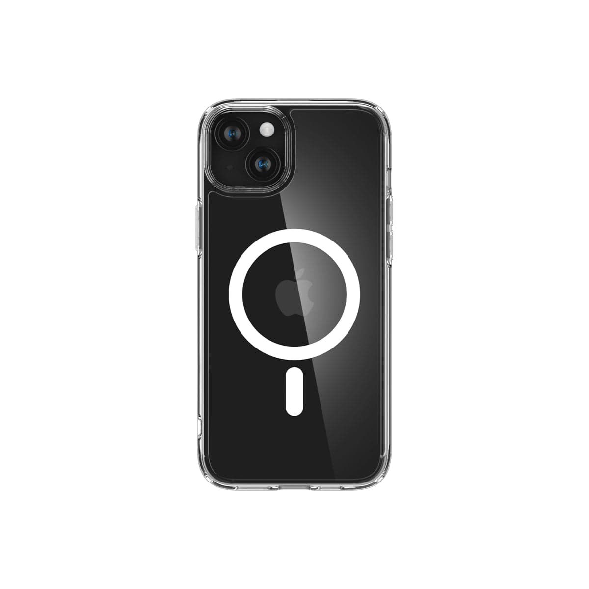 Kryt pro iPhone 15 Spigen Crystal Hybrid MagSafe - bílý