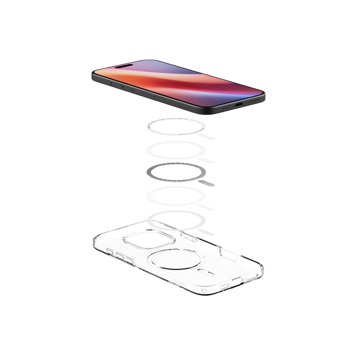 Kryt pro  iPhone 16 Pro Spigen Crystal Flex MagSafe - průhledný - náhled 5