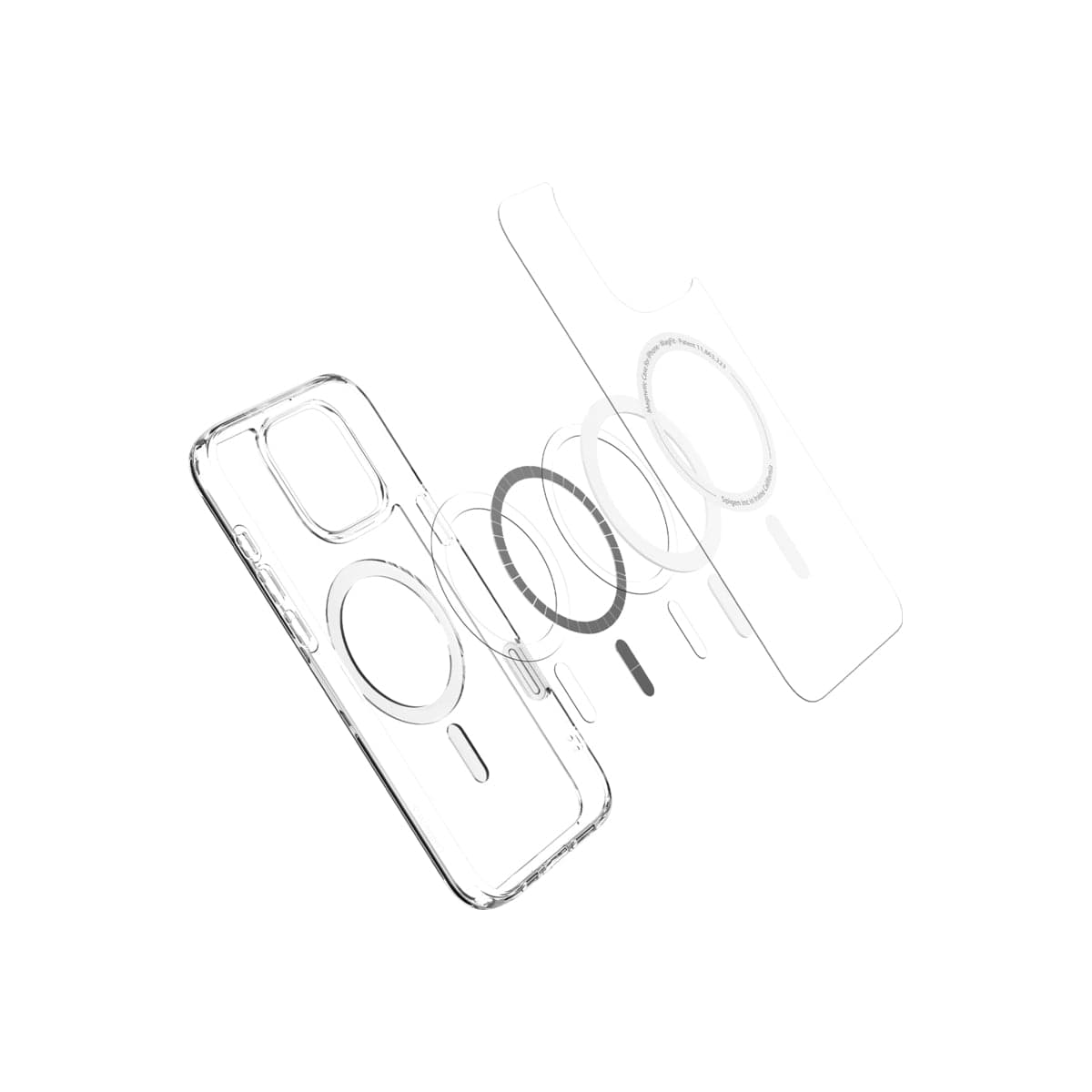MagSafe kryt pro iPhone 16 Pro Max Spigen Ultra Hybrid T-series - šedý - náhled 3