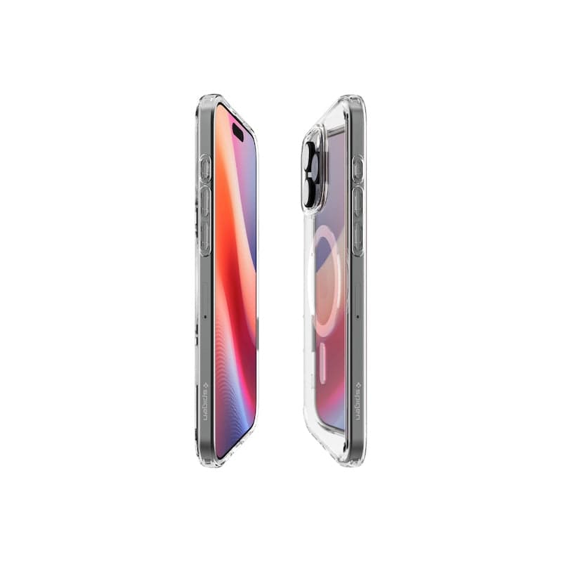 MagSafe kryt pro iPhone 16 Pro Spigen Ultra Hybrid T-series - bílý - náhled 3