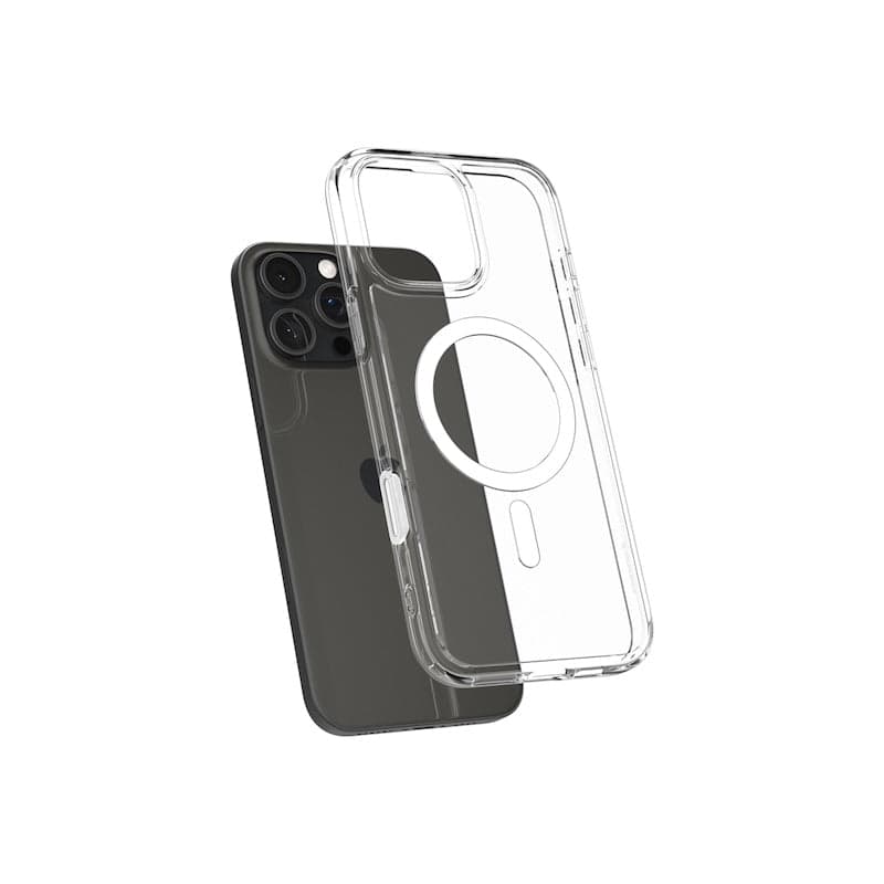 MagSafe kryt pro iPhone 16 Pro Spigen Ultra Hybrid T-series - bílý - náhled 2