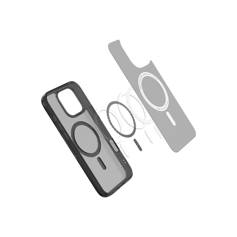 MagSafe kryt pro iPhone 16 Pro Spigen Ultra Hybrid T-series - černý - náhled 4