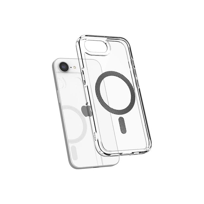 MagSafe kryt pro iPhone 16e Spigen Ultra Hybrid - průhledný karbon - náhled 5