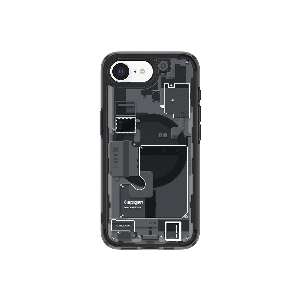 MagSafe kryt pro iPhone 16e Spigen Ultra Hybrid - zero one black - náhled 1